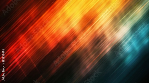 Abstract Diagonal Lines in Red  Yellow  and Blue