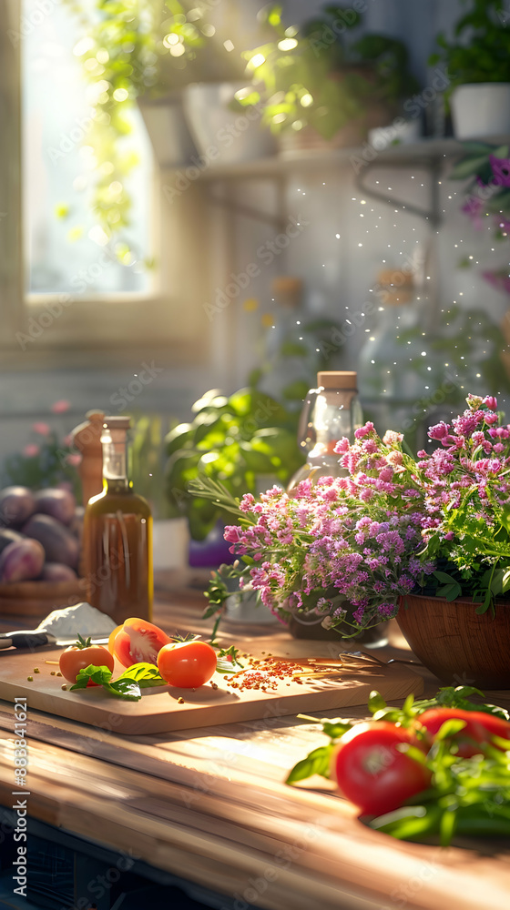 Clean Food Preparation Area with Certificate and Seal on Dreamy Background Hygiene and ISO22000 Certification Concept Clean Food Preparation Area with Certificate and Seal on Dreamy Background Hygiene and ISO22000 Certification Concept