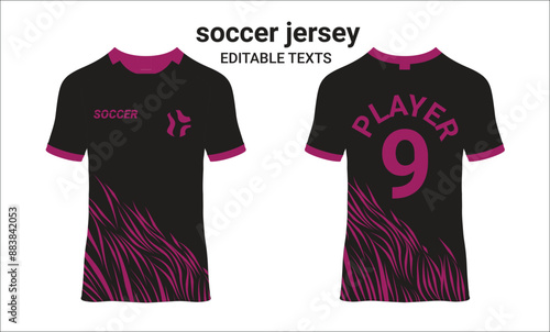 sportswear Sport football uniform template design