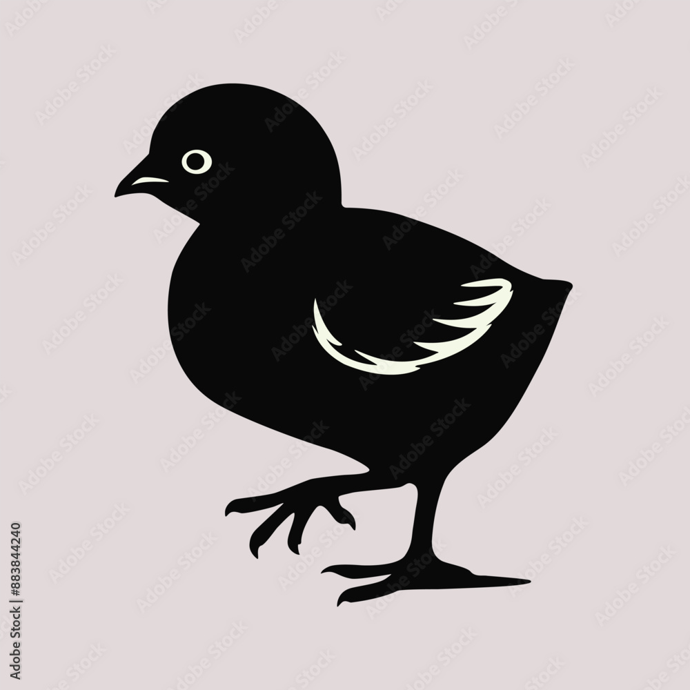 Baby Chicken Vector Art Design Baby Chicken Vector Art Design