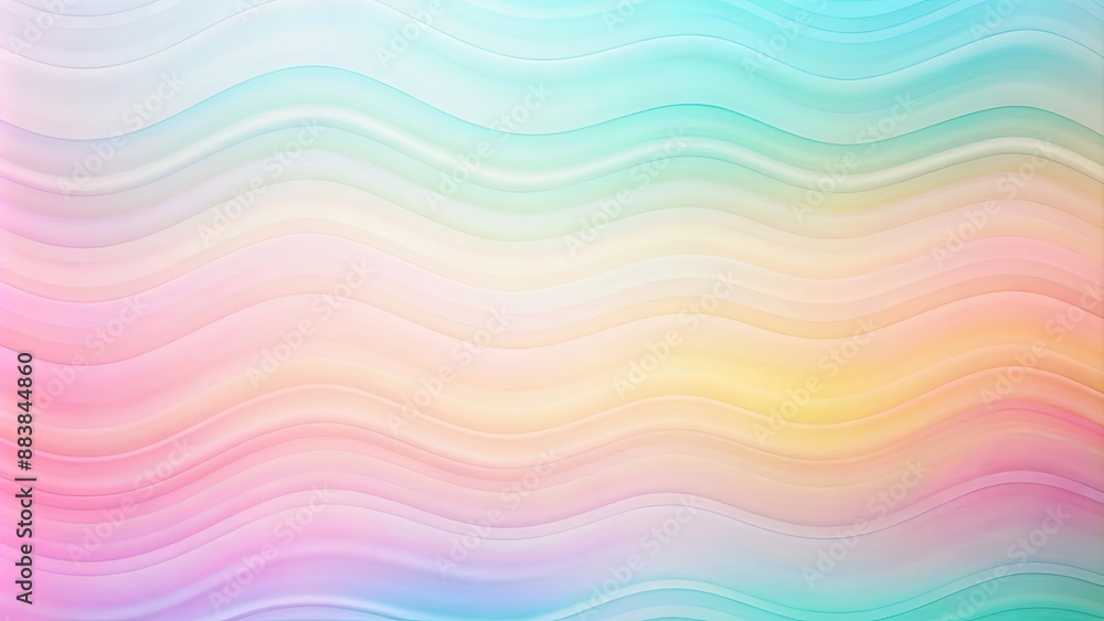 Fototapeta premium Abstract gradient background with wavy pastel colors, abstract, gradient, background, wavy, pastel, colors, soft