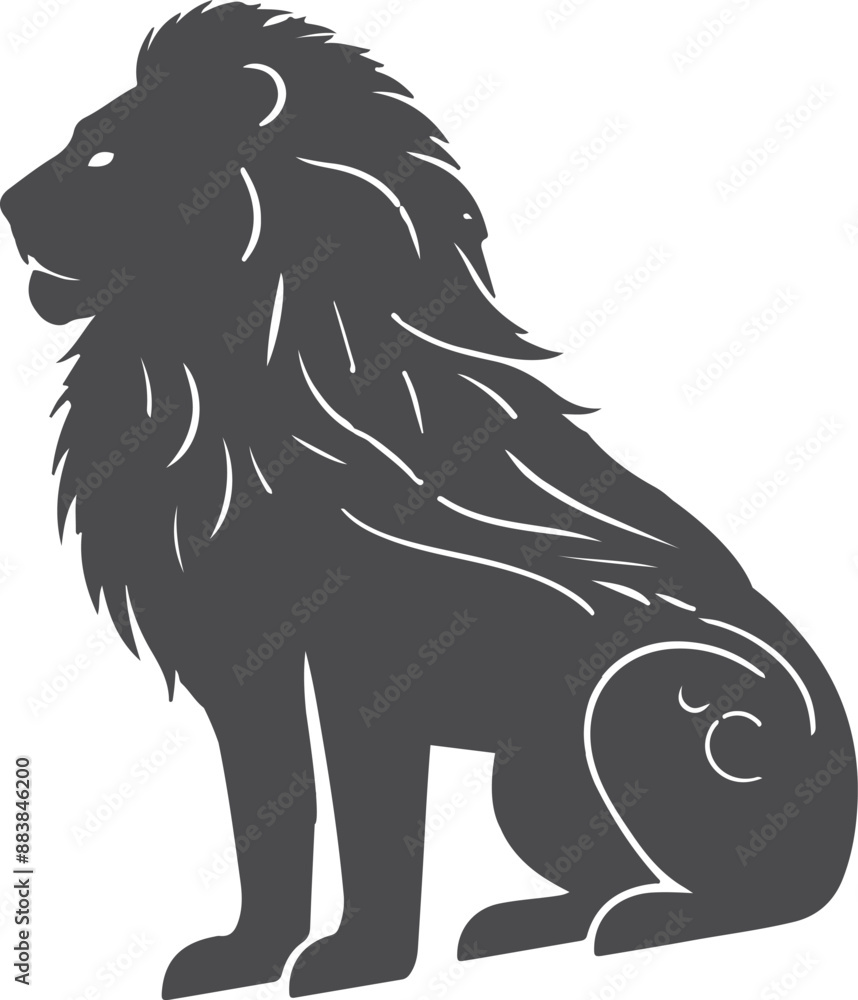 A lion vector design, bold and majestic, captures the essence of strength and grace in its intricate mane and piercing gaze, symbolizing power and courage in every detail. A lion vector design, bold and majestic, captures the essence of strength and grace in its intricate mane and piercing gaze, symbolizing power and courage in every detail.