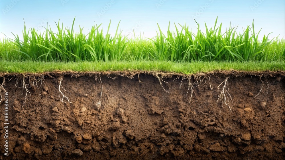 A lawn revealing the soil and roots underneath , , see-through, clear, grass, ground, soil, roots, nature, greenery, landscape, outdoors A lawn revealing the soil and roots underneath , , see-through, clear, grass, ground, soil, roots, nature, greenery, landscape, outdoors