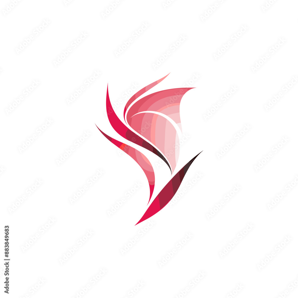 modern, abstract, simple, vector line art, June - Rose Flower, smooth shape, on a white background modern, abstract, simple, vector line art, June - Rose Flower, smooth shape, on a white background