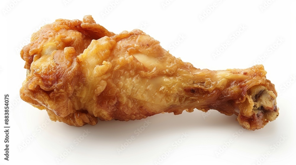 Crispy Fried Chicken Wing Isolated on white background Crispy Fried Chicken Wing Isolated on white background