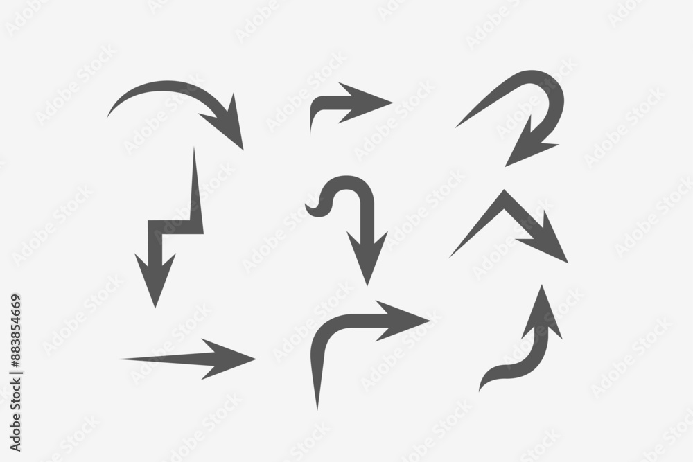 Illustration vector graphic of arrow set collection. Good for logo Illustration vector graphic of arrow set collection. Good for logo