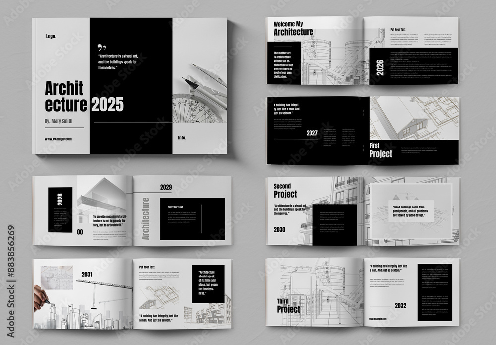 Architecture Layout Stock Template | Adobe Stock