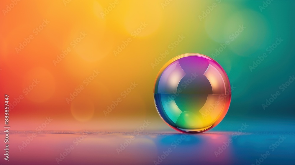 Elegant 3D water and soap spheres with a touch of rainbow gradient on a dark background. Elegant 3D water and soap spheres with a touch of rainbow gradient on a dark background.