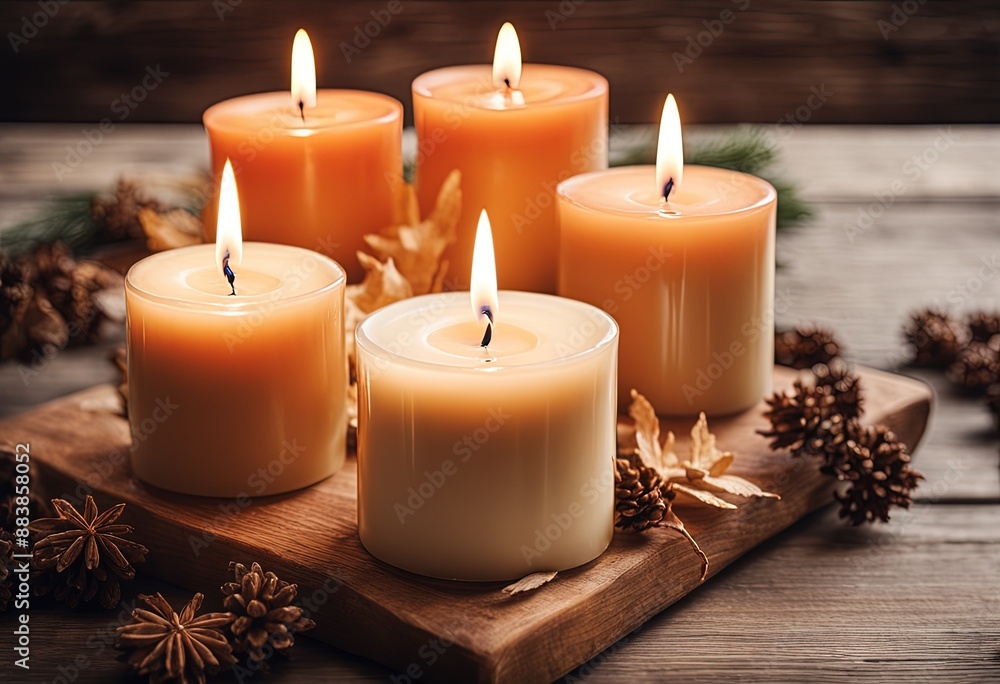 Christmas Candles Decoration Christmas Candles Decoration