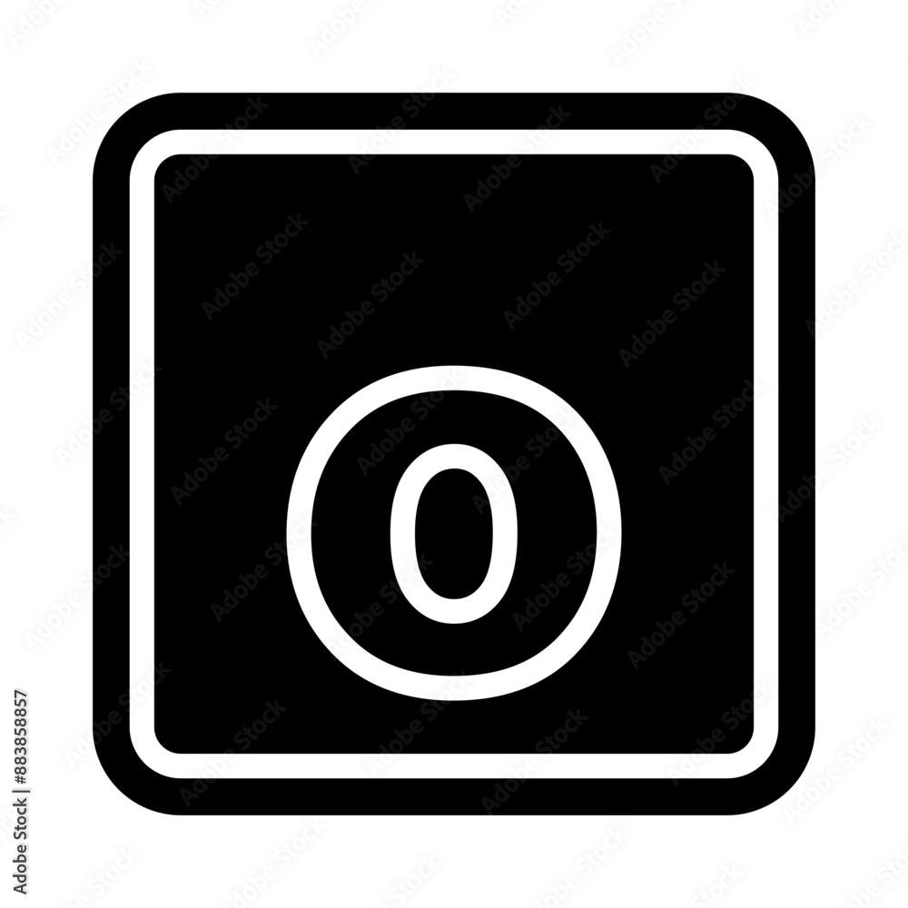 o Small Alphabet Vector Glyph Icon Design o Small Alphabet Vector Glyph Icon Design