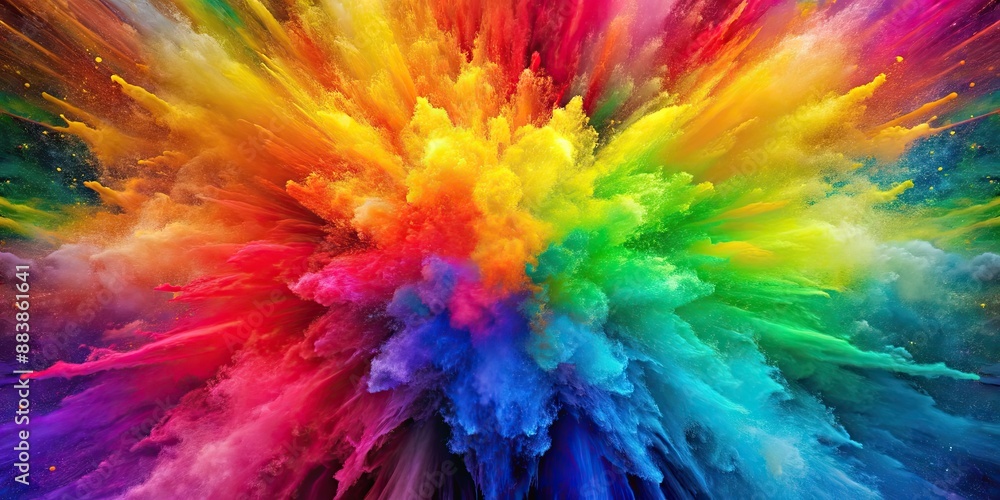 Bold and vibrant abstract textured background resembling a rainbow explosion, colorful, creative, abstract, textured, background Bold and vibrant abstract textured background resembling a rainbow explosion, colorful, creative, abstract, textured, background