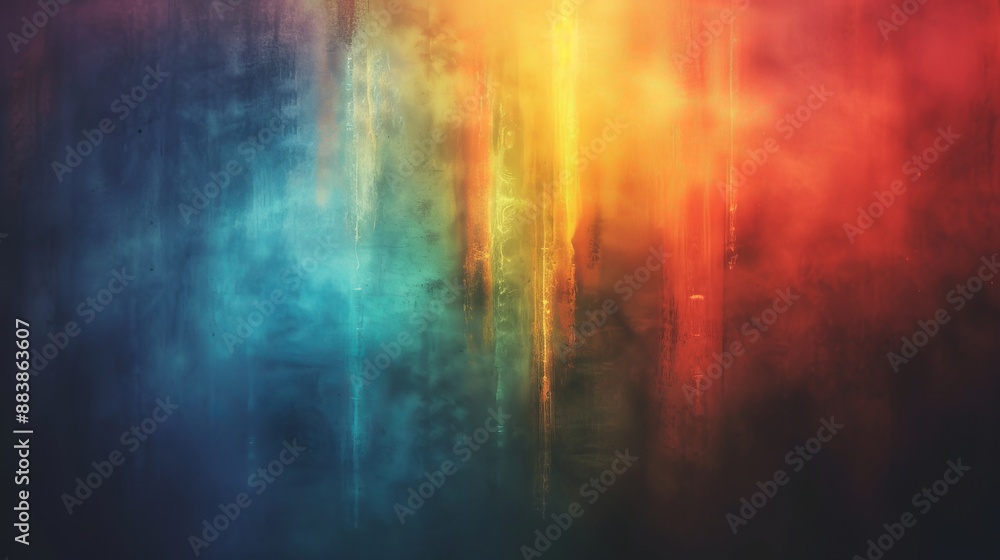 Abstract Watercolor Background With Blue, Yellow, and Red Abstract Watercolor Background With Blue, Yellow, and Red