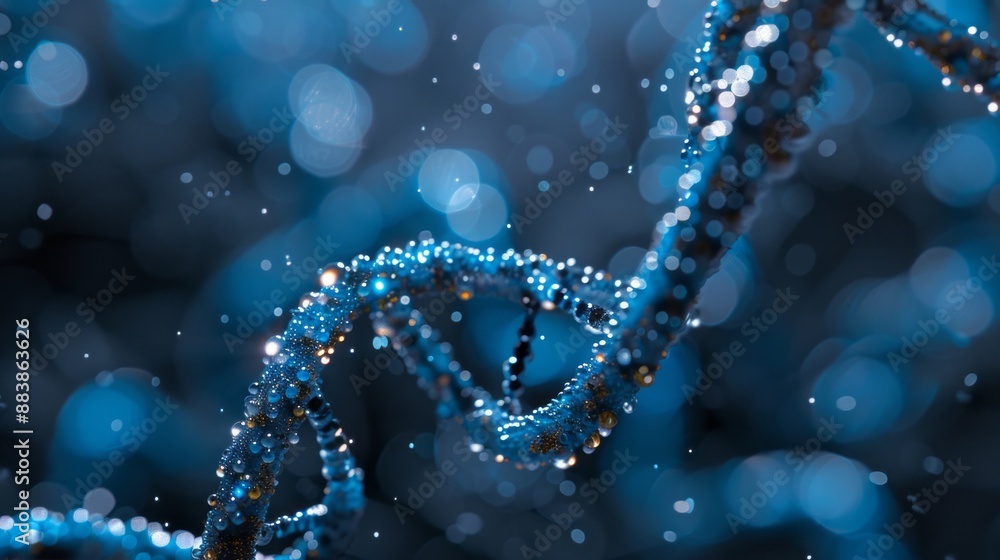 A close-up of a DNA double helix model, symbolizing genetic research and biotechnology A close-up of a DNA double helix model, symbolizing genetic research and biotechnology