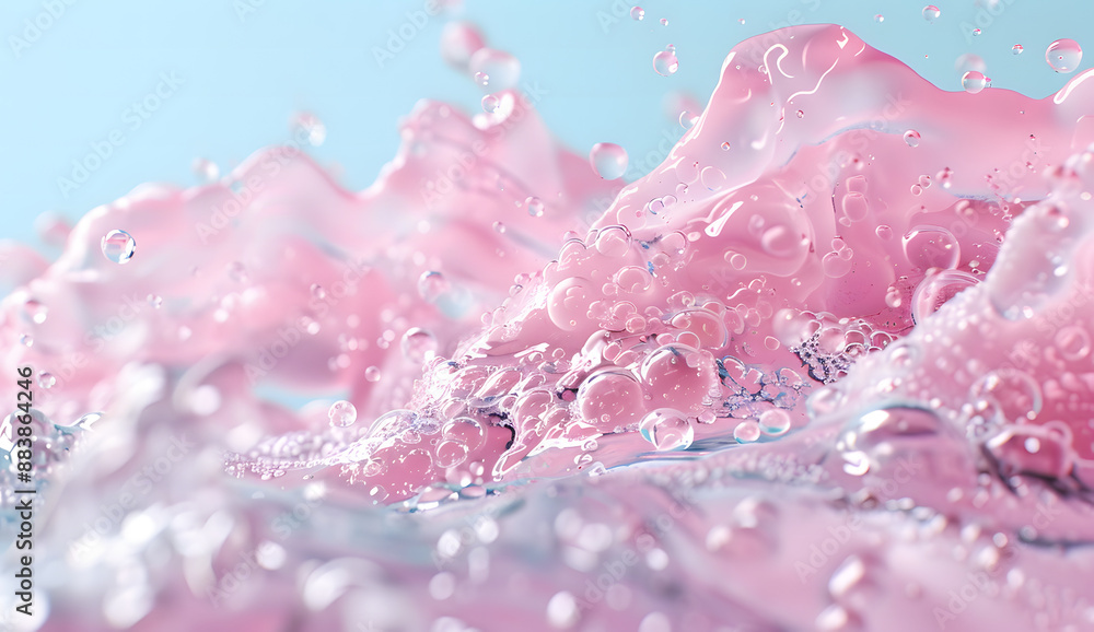 water droplets and bubbles in the upper layer of skin water droplets and bubbles in the upper layer of skin