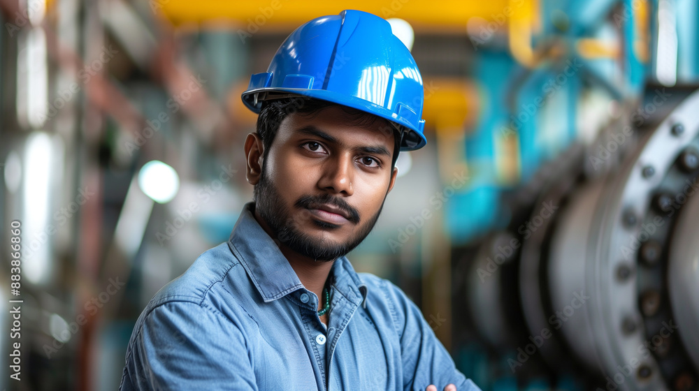 portrait of an Indian engineer looking at camera portrait of an Indian engineer looking at camera