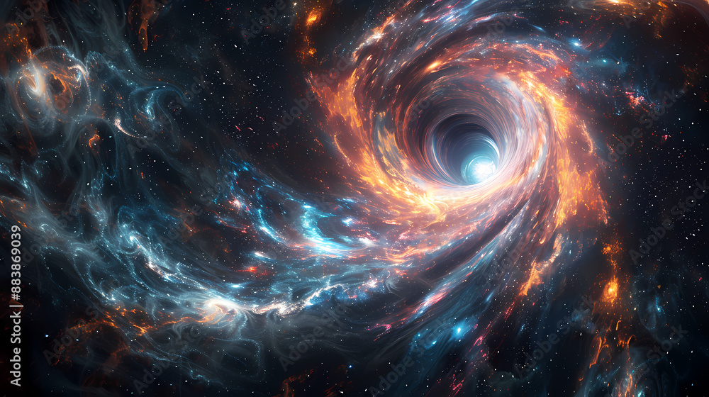 Abstract spiral galaxy Abstract spiral galaxy