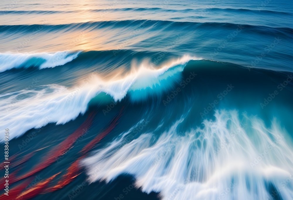 Beautiful beach scenery, high angle view of the sea Beautiful beach scenery, high angle view of the sea