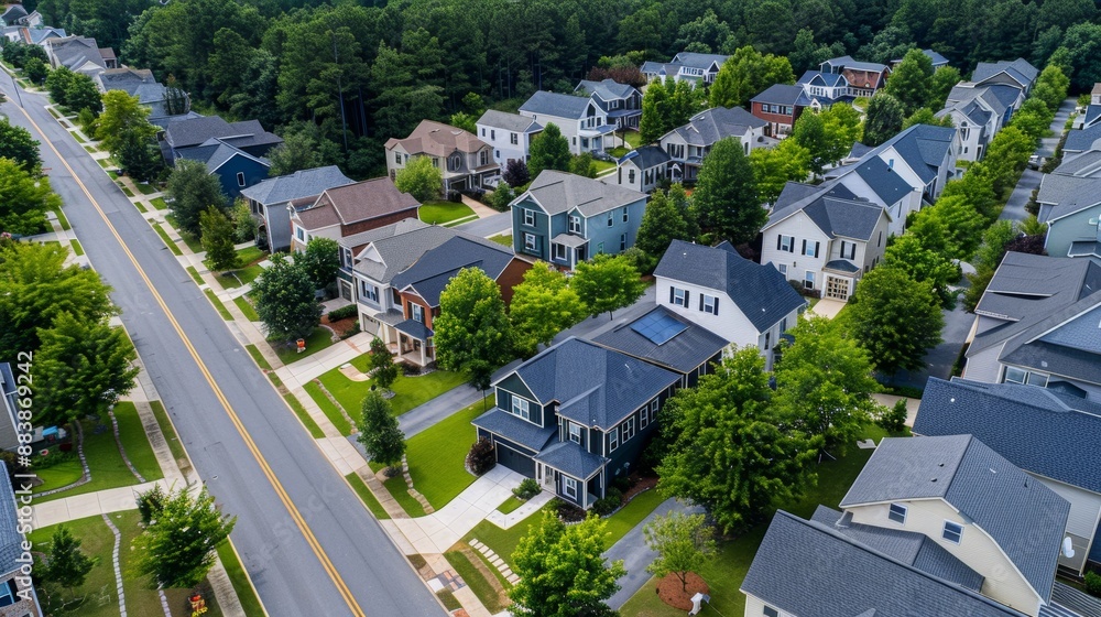 Suburban Serenity: Tree-Lined Homes in a Peaceful Neighborhood Suburban Serenity: Tree-Lined Homes in a Peaceful Neighborhood