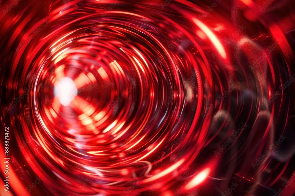 Abstract red Swirling Light background