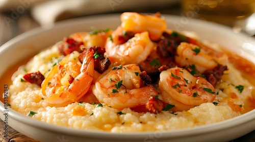 Shrimp and Grits With Sausage photo