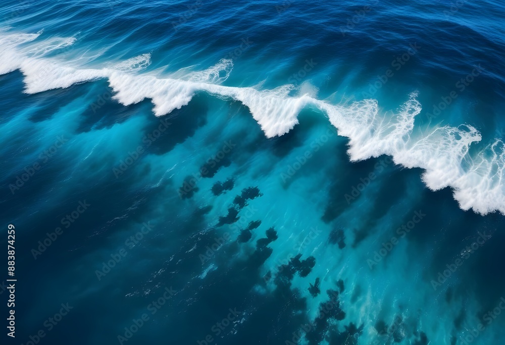 Beautiful beach scenery, high angle view of the sea Beautiful beach scenery, high angle view of the sea