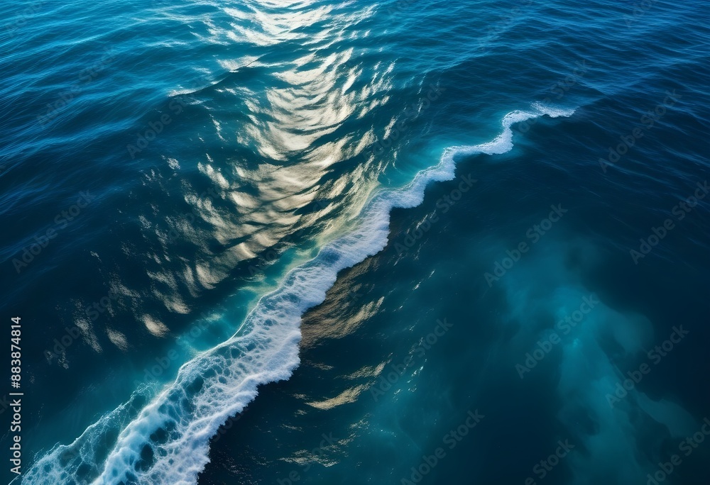 Beautiful beach scenery, high angle view of the sea Beautiful beach scenery, high angle view of the sea