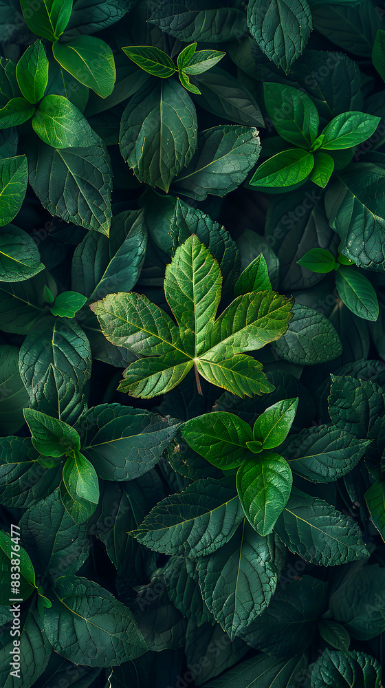 A single Unique Leaf Standing Out Among Common Leaves Whimsical Background Symbolizing Uniqueness Individuality in Photo Stock Concept A single Unique Leaf Standing Out Among Common Leaves Whimsical Background Symbolizing Uniqueness Individuality in Photo Stock Concept