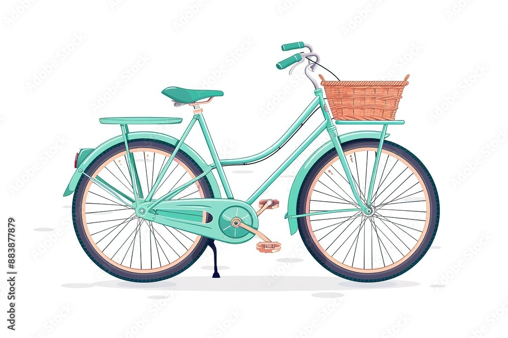 Fototapeta premium Bicycle Illustration.