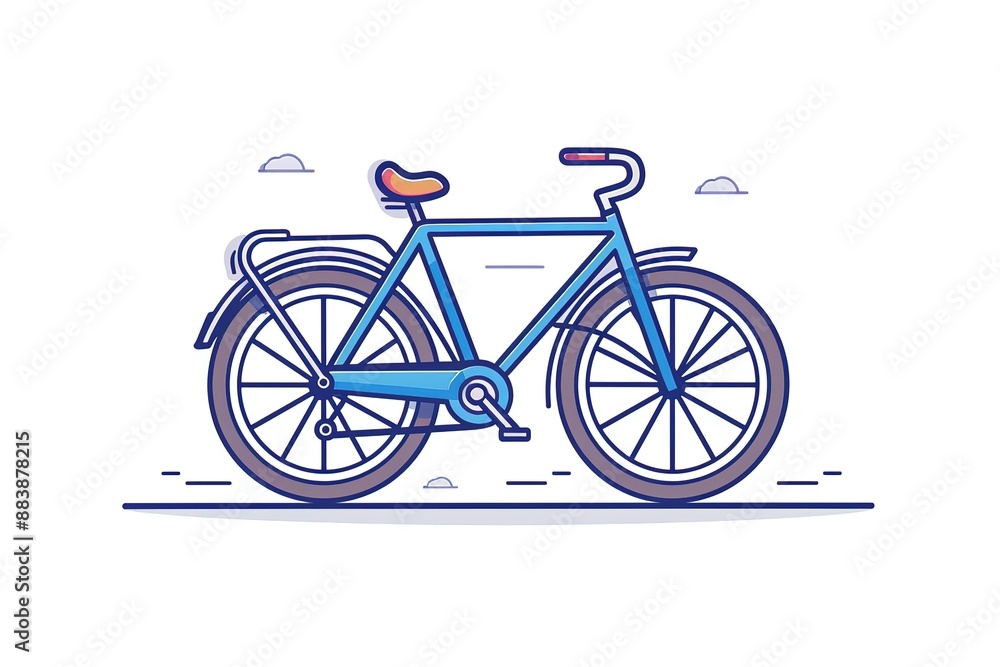 Fototapeta premium Bicycle Illustration.