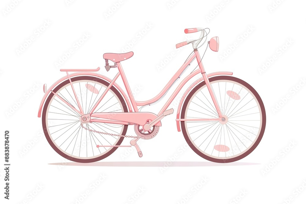 Fototapeta premium Bicycle Illustration.