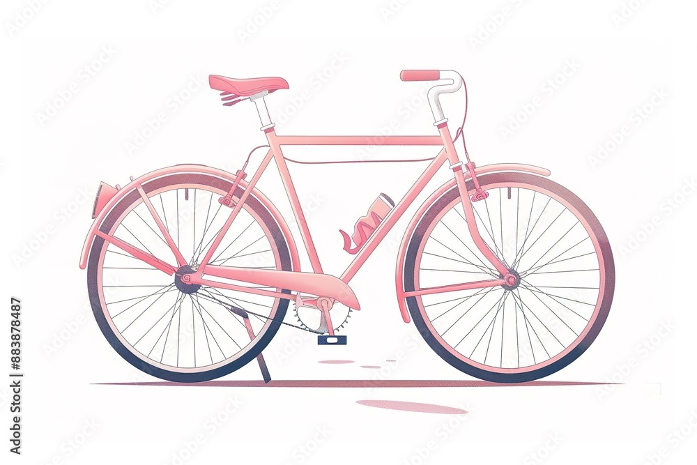 Fototapeta premium Bicycle Illustration.