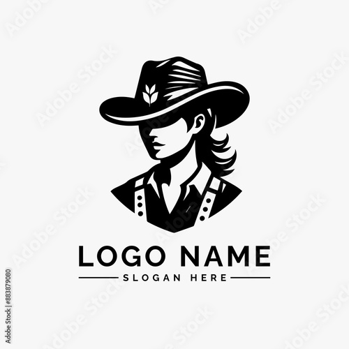 farmer agriculture vector logo mascot