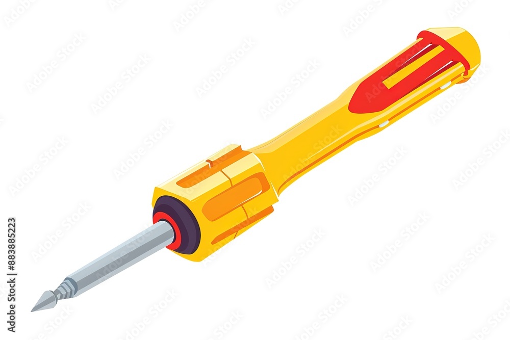 Screwdriver isolated on white background. Screwdriver isolated on white background.