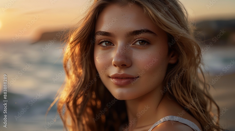 portrait of a young beautiful woman portrait of a young beautiful woman