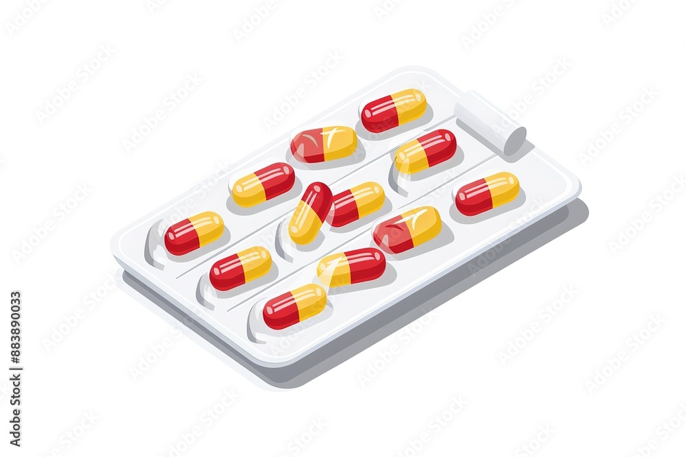 Set of pills and capsules. Icons of medicament. Tablets in blisters: painkillers, antibiotics, vitamins and aspirin. Pharmacy and drug symbols. Medical illustration . Set of pills and capsules. Icons of medicament. Tablets in blisters: painkillers, antibiotics, vitamins and aspirin. Pharmacy and drug symbols. Medical illustration .