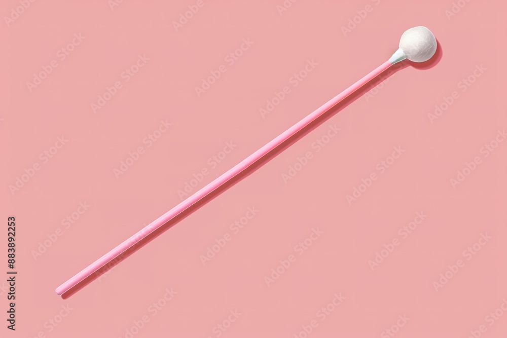 New clean cotton swab New clean cotton swab