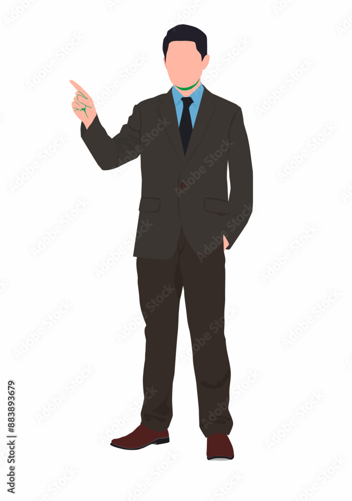 Businessman in formal attire. Energetic, successful, handsome, ambitious corporate employee on isolated white background. Businessman in formal attire. Energetic, successful, handsome, ambitious corporate employee on isolated white background.