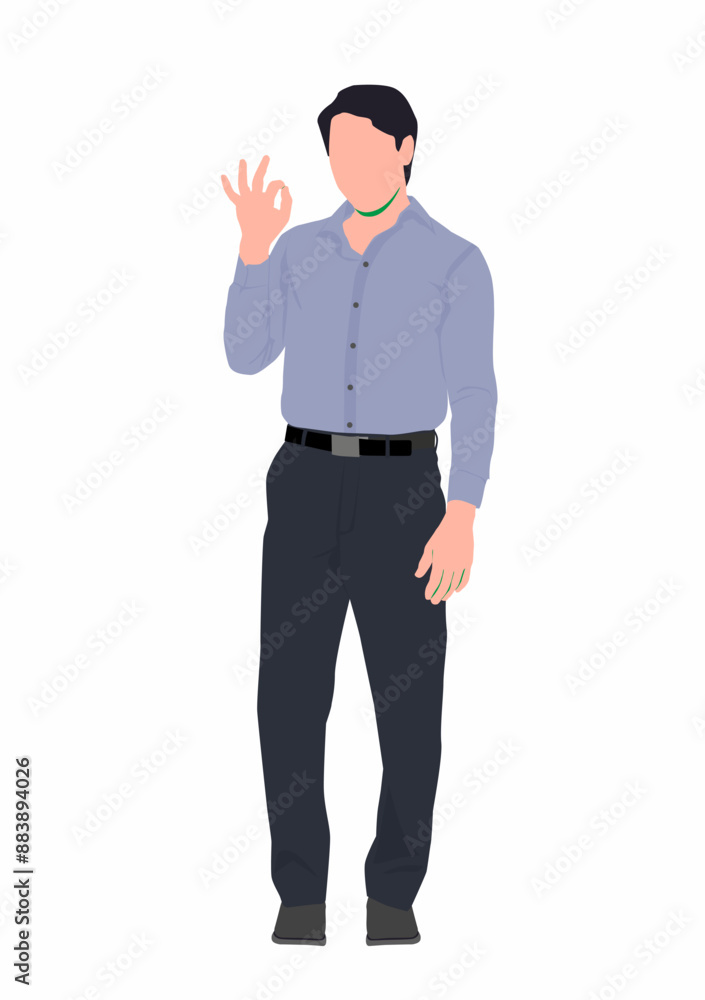 Illustration of a businessman. Illustration of a businessman.