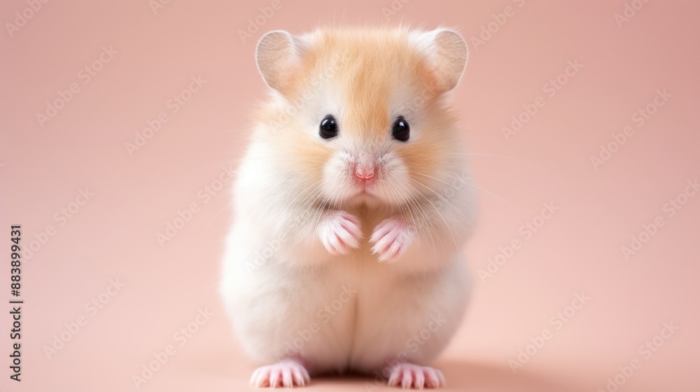 hamster on a pink background hamster on a pink background