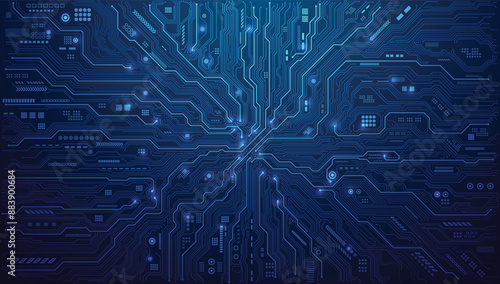 Circuit board. Technology background. Central Computer Processors CPU concept. Motherboard digital chip..
