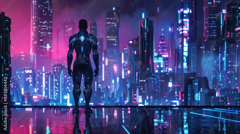 Cyberpunk Cityscape Cyberpunk Cityscape