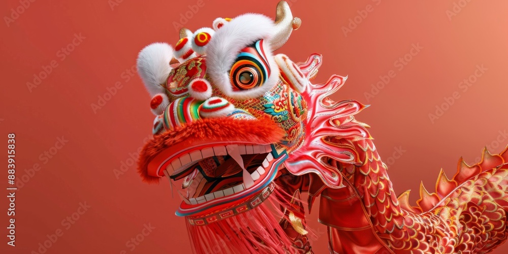 Colorful Dragon Dance Costume Colorful Dragon Dance Costume