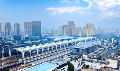 Zhenjiang Station, Jiangsu Province, China photo