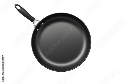 A frying pan with an oven-safe design for versatile cooking, isolated on a white background