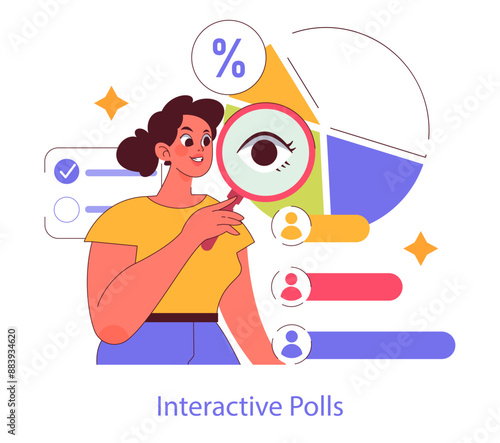 Digital Strategy. Flat Vector Illustration
