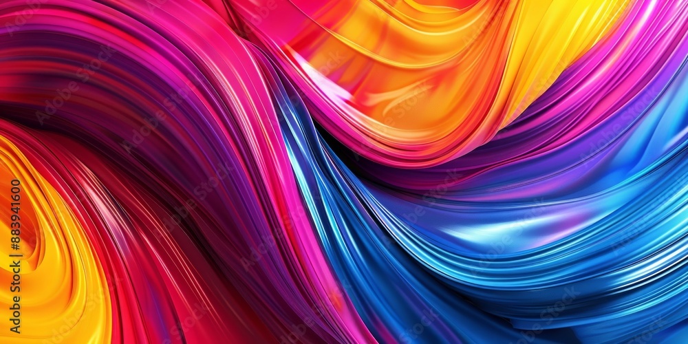 Fototapeta premium Abstract Swirling Colors