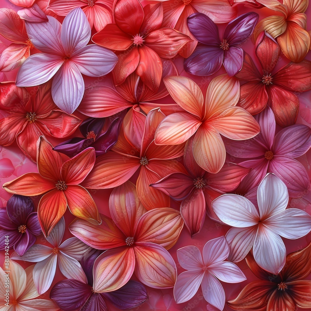 Vibrant Flowers in Full Bloom Vibrant Flowers in Full Bloom
