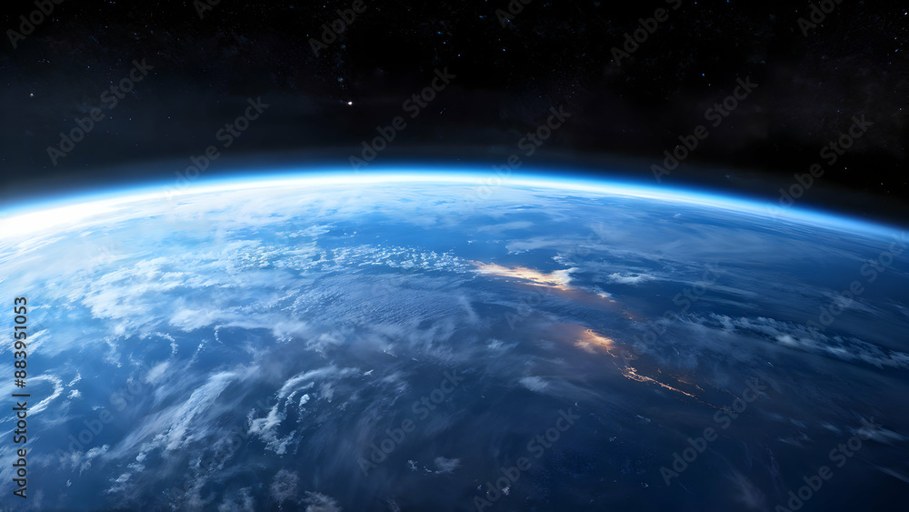 Fototapeta premium earth in space, world
