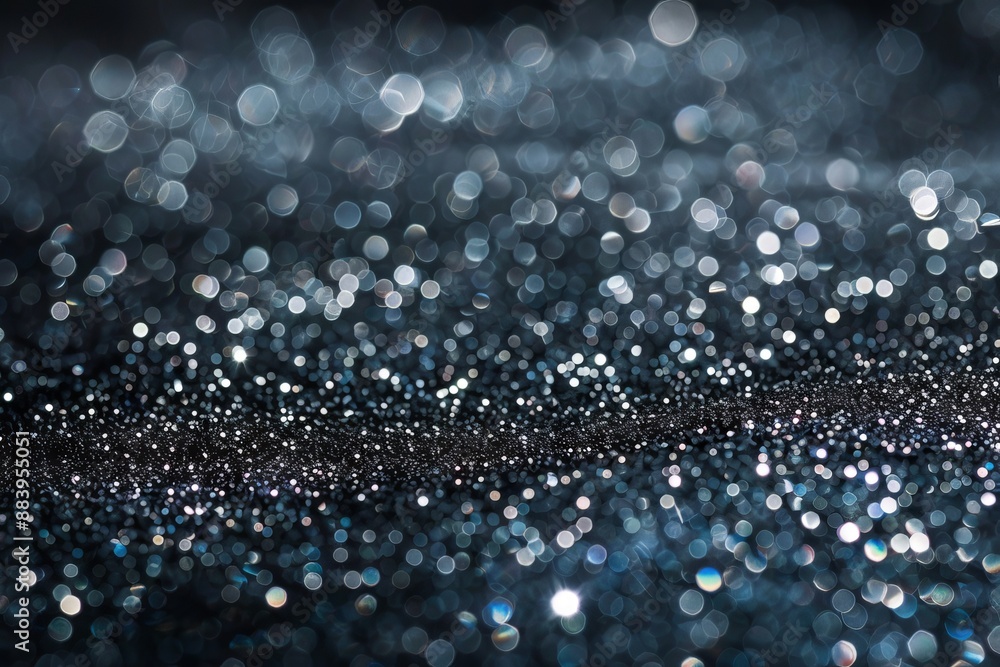 Abstract elegant glitter sparkle bokeh defocused on Black Background. Design of albums, notebooks, banners, postcards, posters Abstract elegant glitter sparkle bokeh defocused on Black Background. Design of albums, notebooks, banners, postcards, posters
