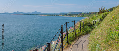 Photography Dublin, Ireland - May 12 2024 Dalkey coast in South Dublin